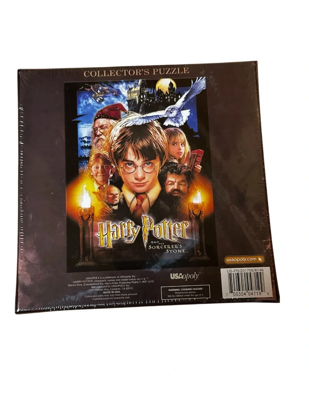 Harry Potter Sorcerer's Stone USAopoly 550-Piece Collector's Puzzle Sealed NIB